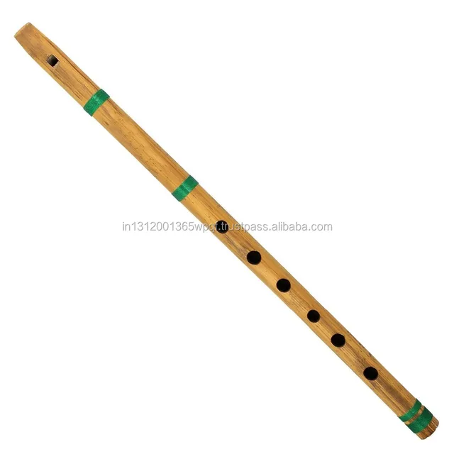 indian music instrument bamboo flute bansuri fipple type