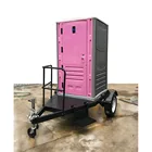 low price high quality plastic outdoor public mobile toilets with urinal