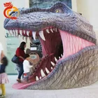 The cinema dinosaur head, inward and outward door dinosaur