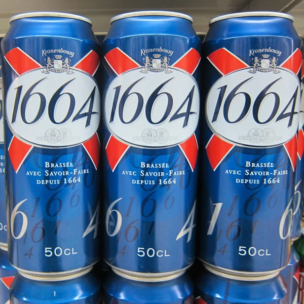 法国kronenbourg 1664 blanc 啤酒