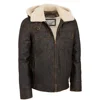 Wholesale custom Genuine Shear-ling Sheepskin Fur Leather Men's Stylish Jacket In Pakistan