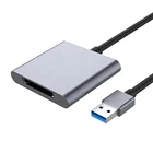 Aluminum Alloy USB 3.0 to Flash Memory XQD Card Reader for Windows/Mac
