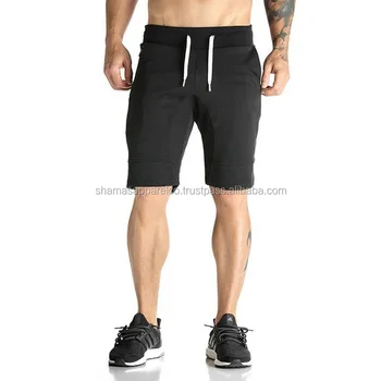 mens elastic waist drawstring shorts