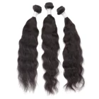 30" Brazilian Virgin Hair Natural Wave Black Virgin Hair Bundle Virgin Remy Hair Weft Natural Wave