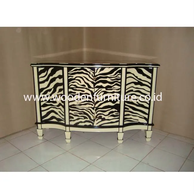Source Zebra Animal Print Chest Of Drawer French Style Commode