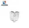 304 3016 stainless steel curved 90 degree bathroom glass clip moving glass shower door hinge/ stainless steel glass clamp