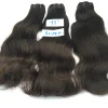Natural Color Curly Hair Extensions Wavy Human Hair for Wholesale