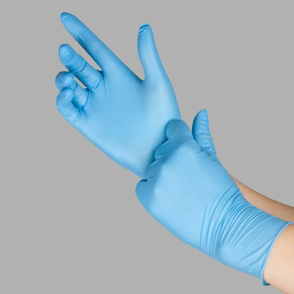 Examen Médico guantes de suministro quirúrgico en polvo o polvo libre de látex guantes de seguridad guantes desechables