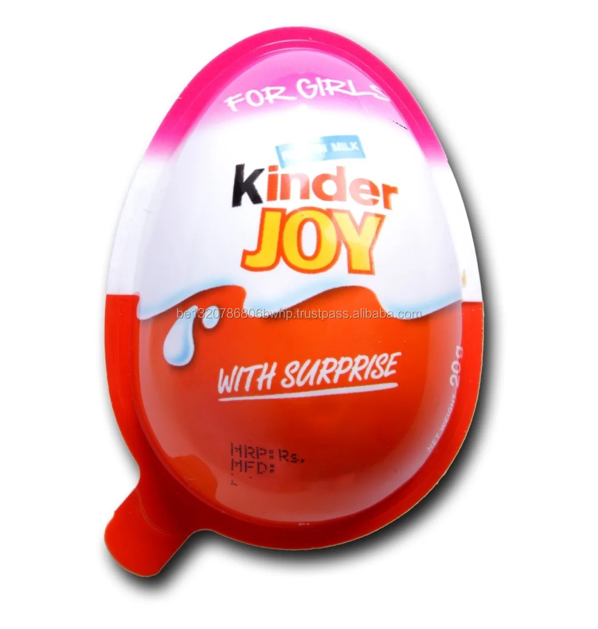 kinder joy surprise chocolate egg with toy