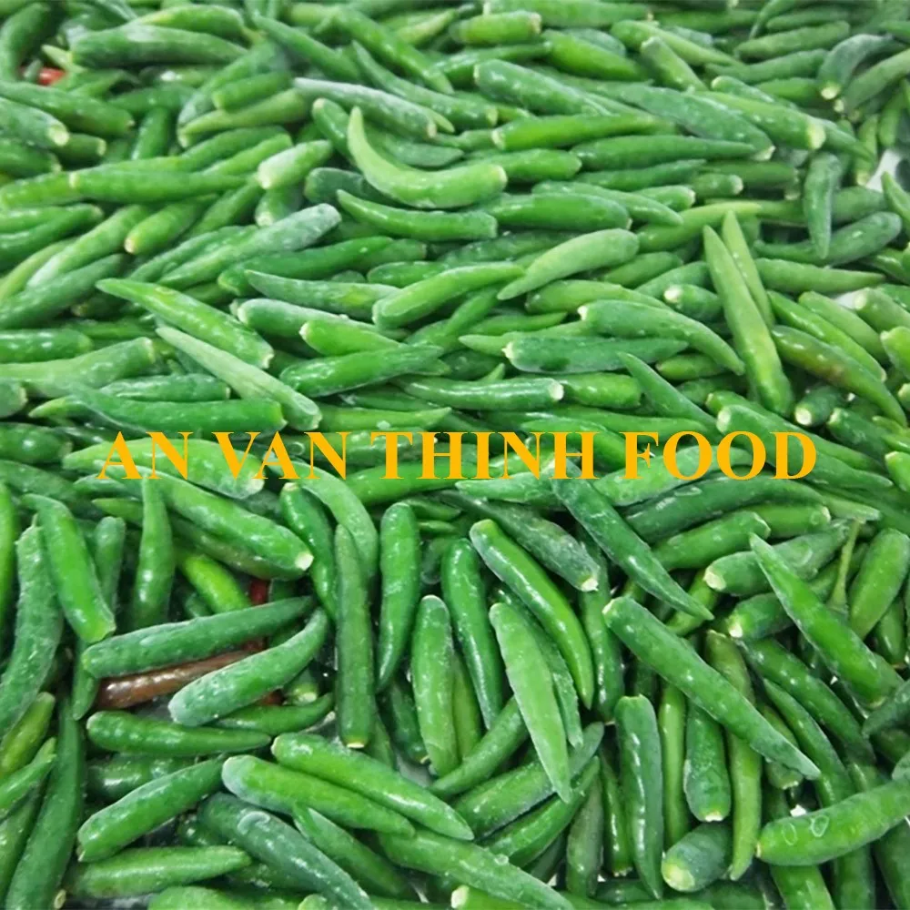 iqf frozen green chilli