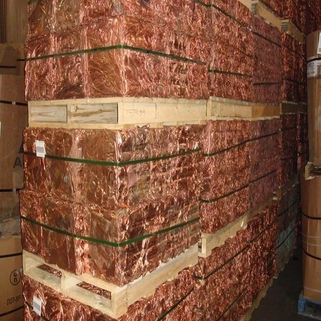 De alta pureza de alambre de cobre Alambre de chatarra 99.99% chatarra de cobre Mill-berry cobre precio de fábrica