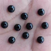 Natural black onyx cab smooth 12x12mm gemstone for the fine jewelry
