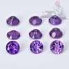 Natural Amethyst 8mm Round Faceted Cut Loose Gemstone Top Quality Purple Color Wholesale Lot For Sale