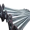 Hot Dip Galvanized High Voltage Steel Pipe For Flag Pole For Overhead Line Project