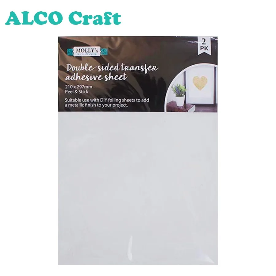 a4 double-sided tape adhesive sheet use on decor