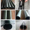 3k plain carbon gutter vacuum tubes/weave glossy carbon rod/ kevlar carbon fiber tube/pipe