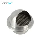 Round Roof Stainless Steel Duct Mushroom Air Vent Cap Grill