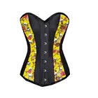 New Arrival western corset tops sexy corset catsuit steel corset busk