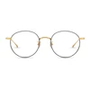 Top quality fashion pure round titanium frame glasses with custom logo and design