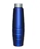 Stainless Steel Steel Bottle Curve+Lining Steel Cap Blue Matt water bottle blue water bottle 1000 ml