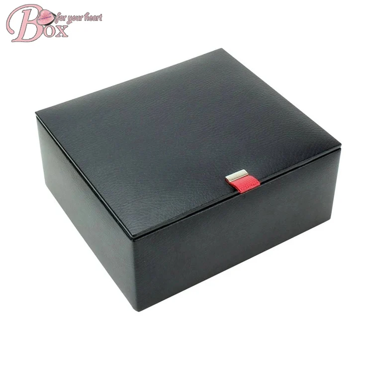 custom luxury cardboard leather gift jewellery watch boxes