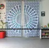 100% Cotton Fabric Tapestry Drapes Indian Mandala Window Curtains