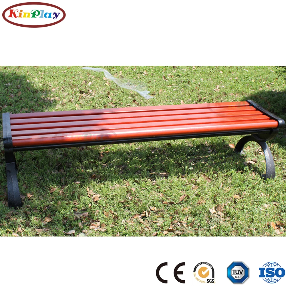 KINPLAY brand garden furniture wood plastic composite morden wooden park outdoor bench