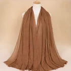 Wholesale dubai pleated ready to wear muslim fashion ropa islamic scarf hijabs for women