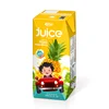 200ml Paper Box Pineapple Juice Drink For Kids