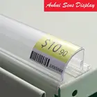 Clear Plastic Shelf Price Label Holder for Supermarket
