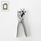 マルチレザーベルト穴パンチプライヤーセット/アイレットパンチャー回転ミシン袋セッターツール時計バンドストラップ家庭用