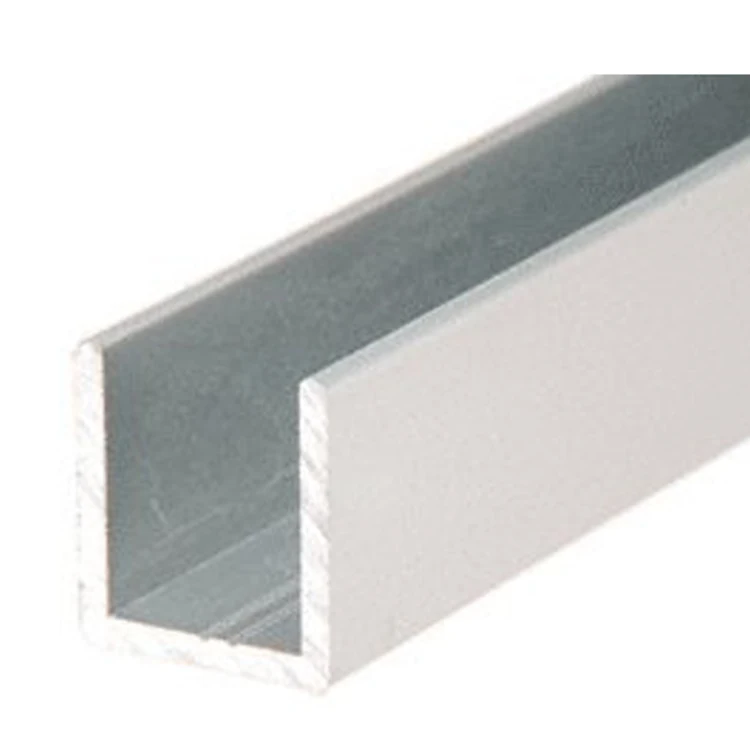Mill Finish U Shape Aluminum Extrusion Profiles For Wall Panels