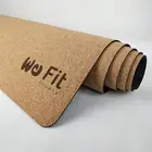 Eco Friendly Fitness Cork Yoga Mat With High Quality Custom Digital Printed Cork Yoga Mat