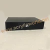 Custom wholesale square acrylic amenity box for hotel with drawer