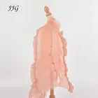 New style dubai custom dress embroidery mesh lace fabrics for wedding