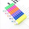 novelty Building Block Toy Brick Highlighter Colored Marker Pen for kids school supplies highlighter pen multi colored