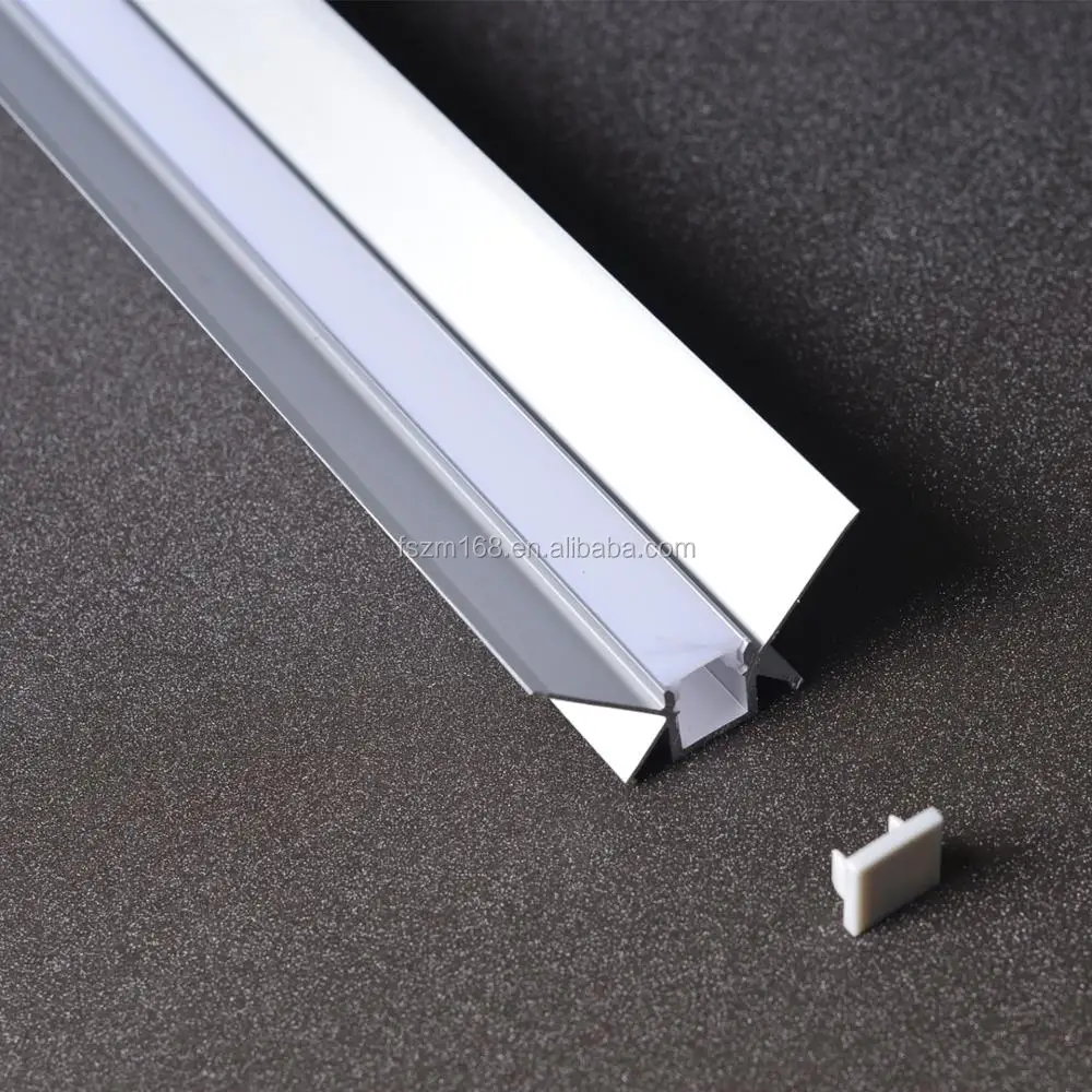 Mm Mm Led Channel Plaster In Inside Corner Tile Trim Aluminum