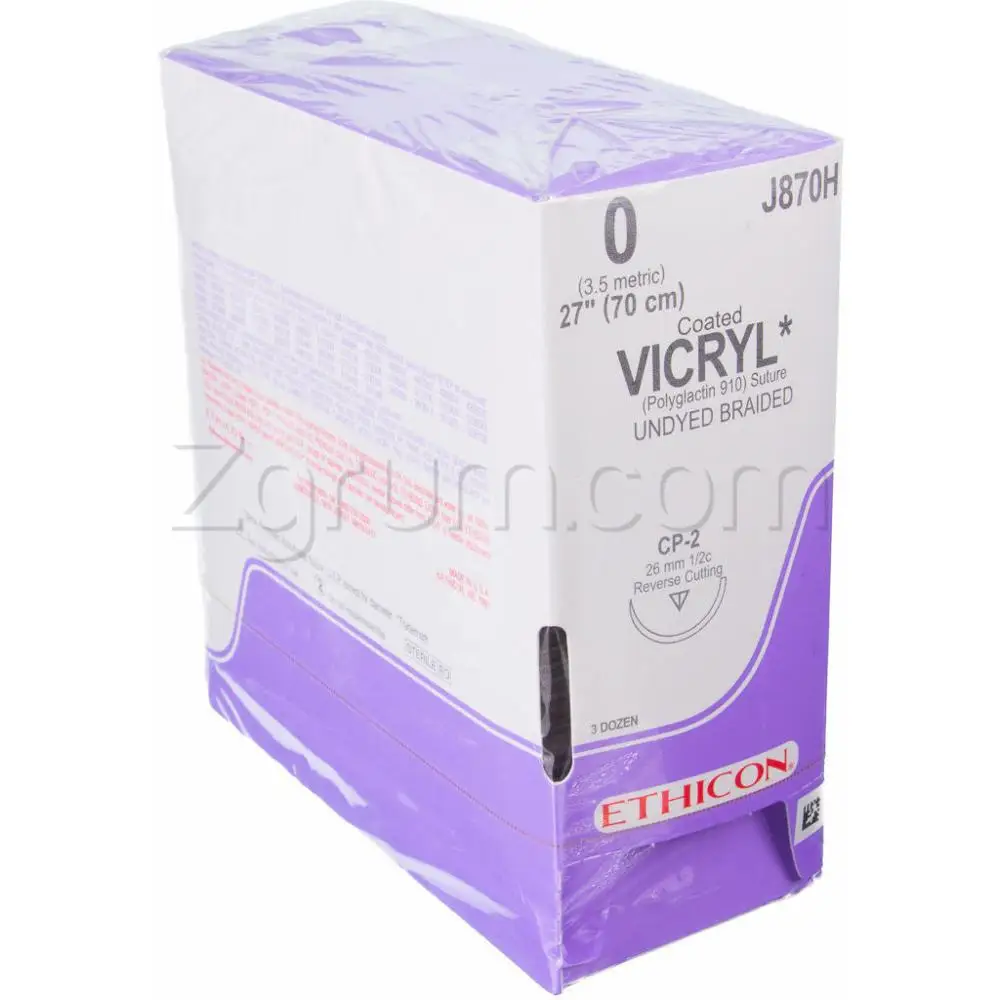 Ethicon 0 Vicryl sutura-J870H