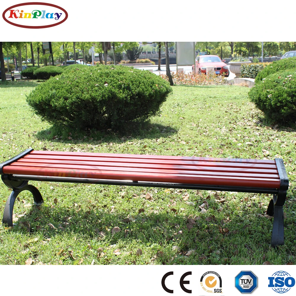 KINPLAY brand garden furniture wood plastic composite morden wooden park outdoor bench
