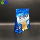 100 biodegradable flat bottom packaging custom logo print plastic bag recyclable bags coffee beans