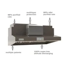 Stainless steel commercial kitchen cooking exhaust range hood