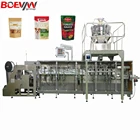 Automatic horizontal mango juice/ cooking oil/ chili sauce/ pouch packing machine