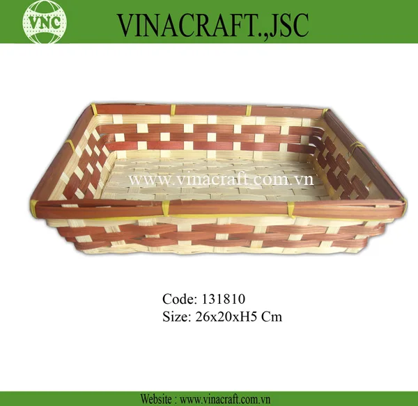 colorful bamboo kitchen fruit basket