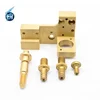 Custom brass machined parts high quality brass alloy 3602 2604 materials with chrome plating surface treatment