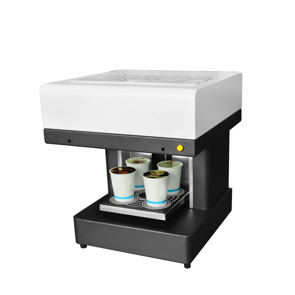 Auto selfie café máquina de impressão máquina de impressão de arte para DIY café, bebida, cappuccino, milktea, pizza