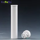 133mm plastic tube wholesale clear empty effervescent tablet tubes with caps