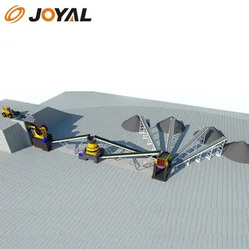 JOYAL Brand complete stone crusher plant , aggregate granite crushing plant in vietnam