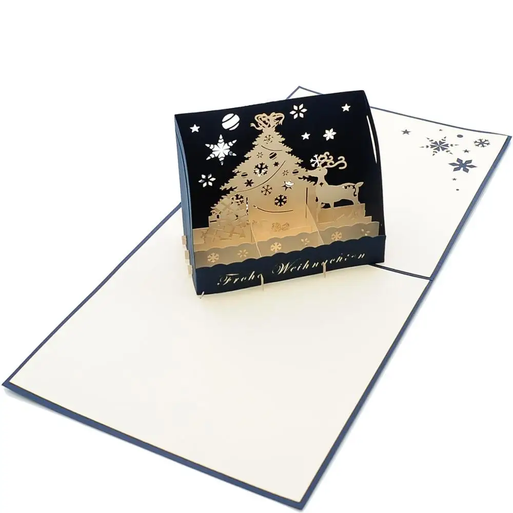 custom happy birthday 3d greeting card,different