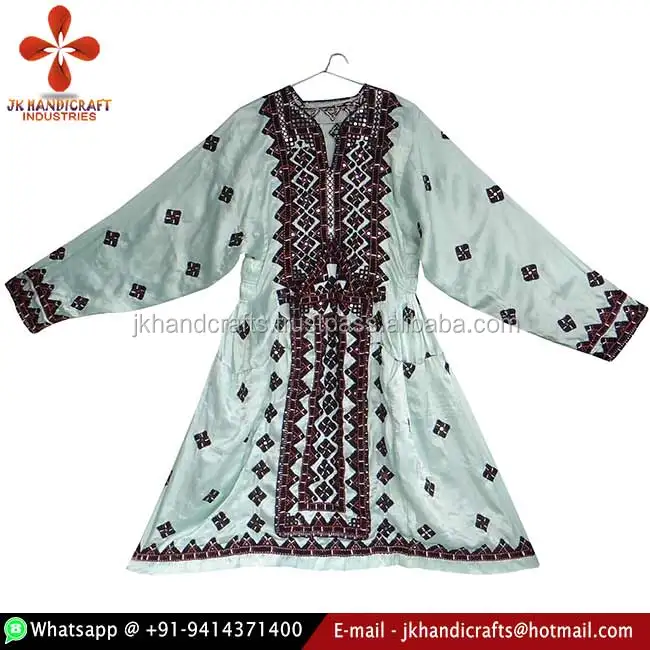 ethnic traditional vintage afghani baluchi dress