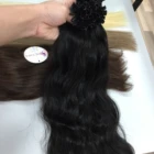 100% Full Cuticle Aligned Cambodian 100% No Shedding Unprocessed Natural Wavy Virgin Human U TIP Hair Extensions 3